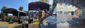 live stage festival in summer and build stage